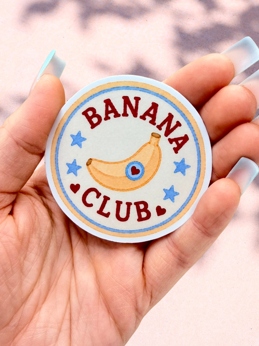 Banana Club Sticker | Off Campus Inspired