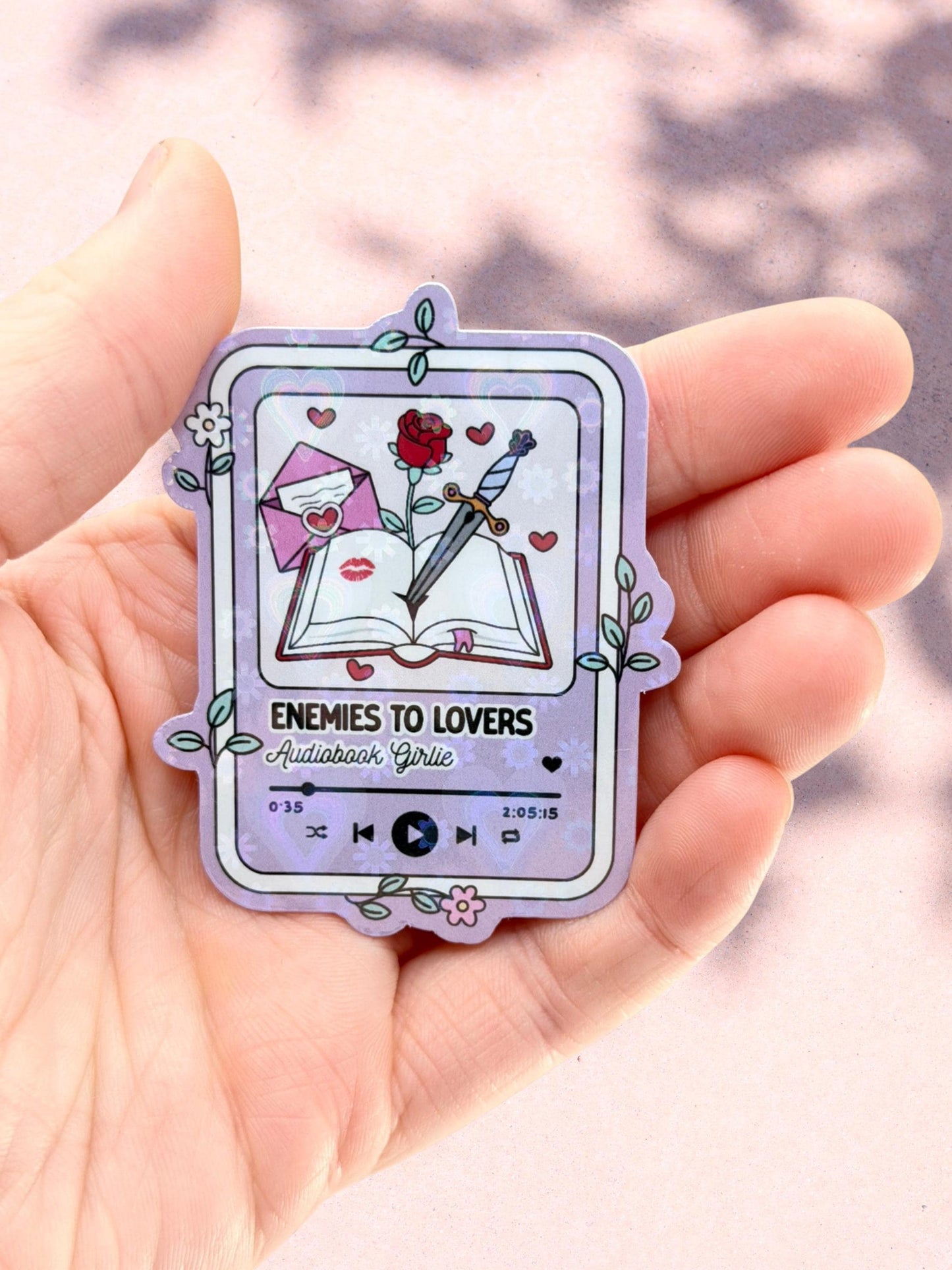 Enemies to Lovers Sticker | Romance Tropes Sticker