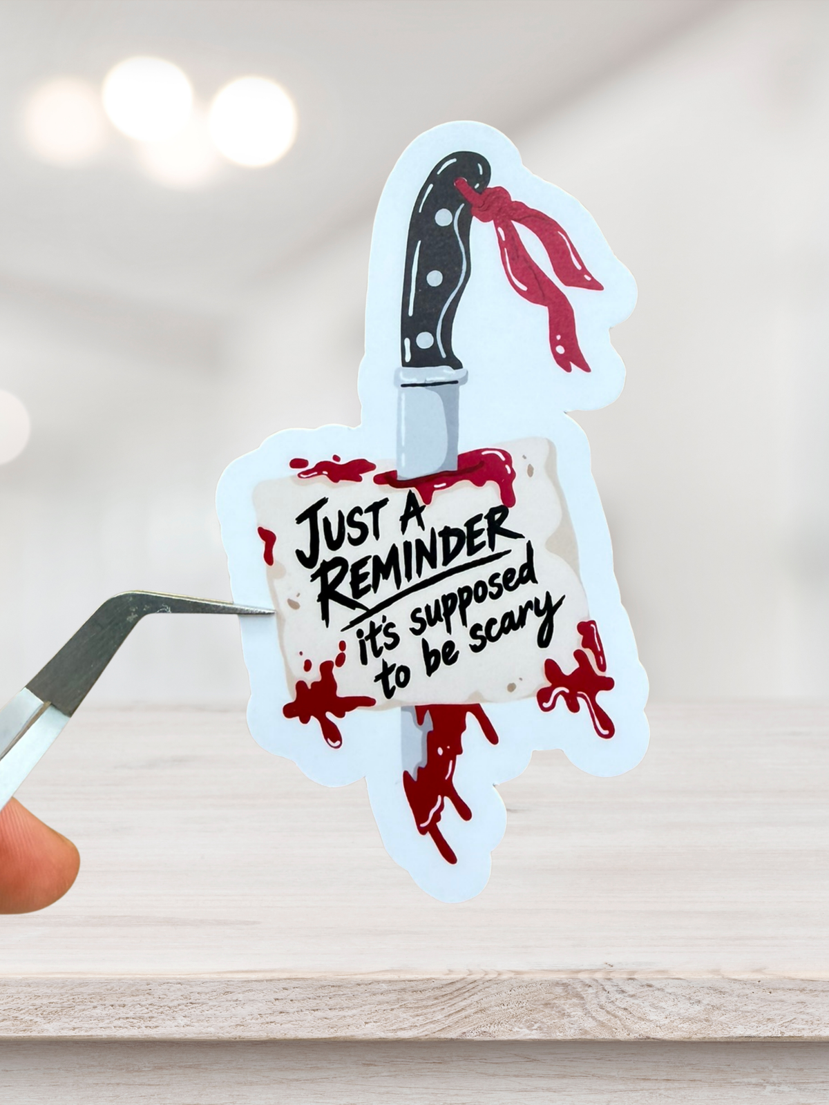It’s Supposed To Be Scary Sticker | Dark Romance