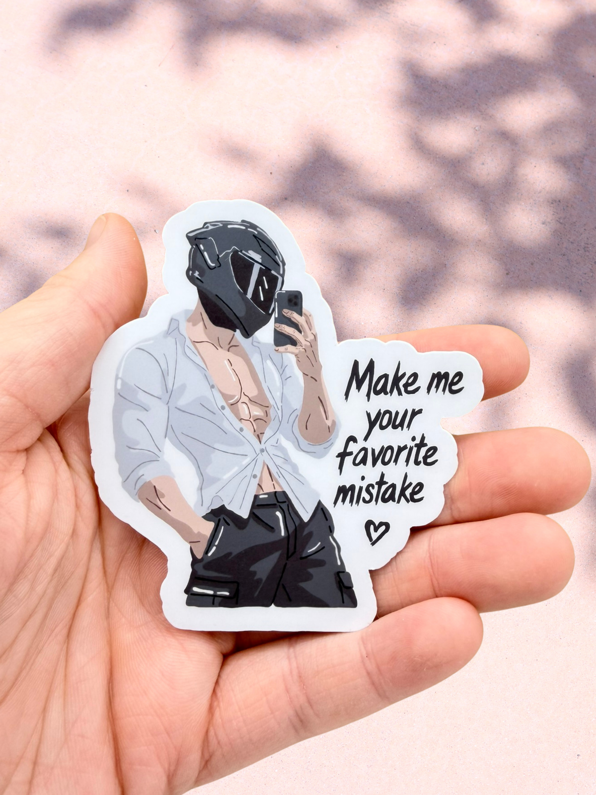 Make Me Your Favorite Mistake Sticker | Biker Romance