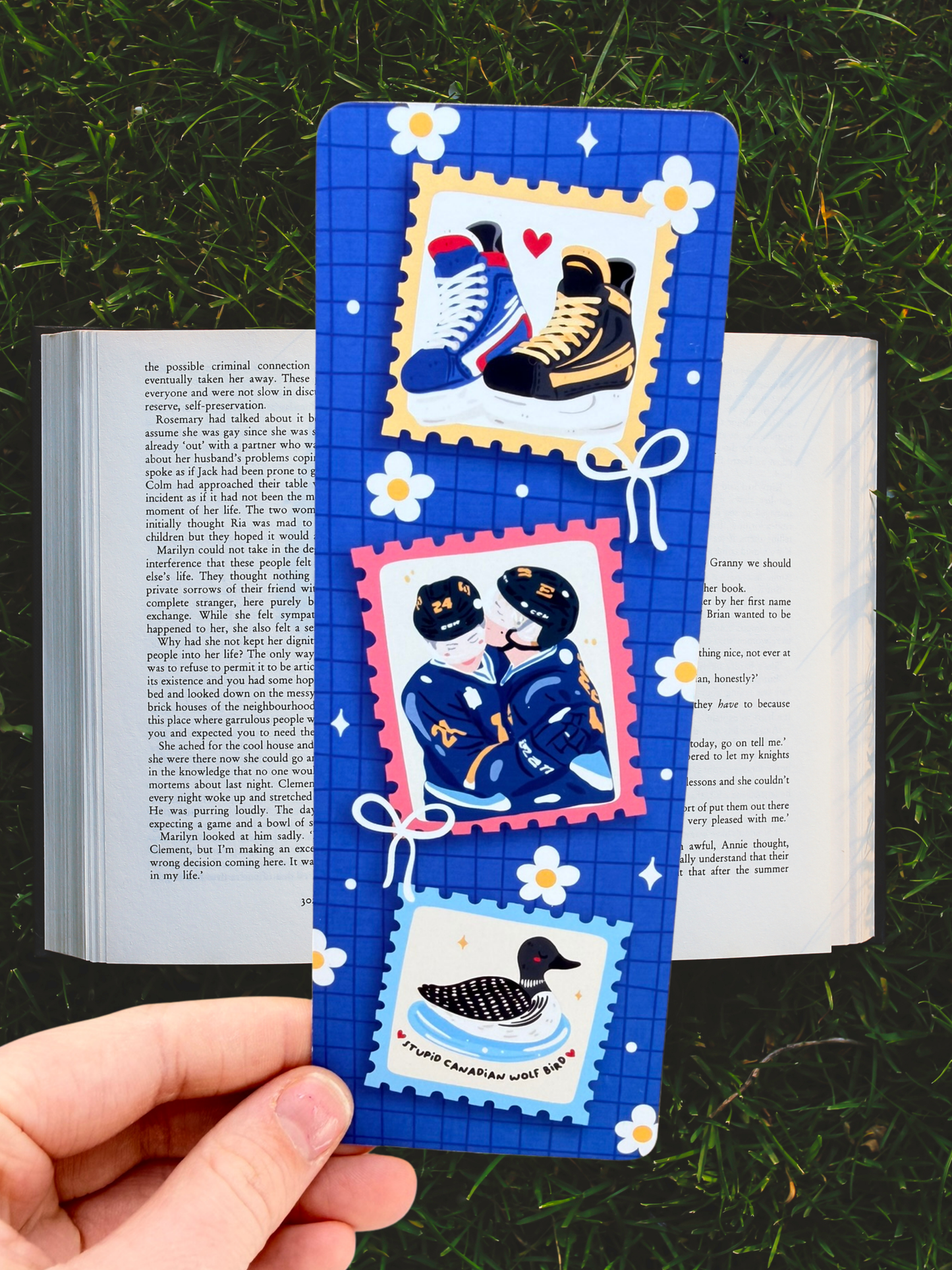 Heated Rivalry Bookmark | Hockey Romance Bookmark