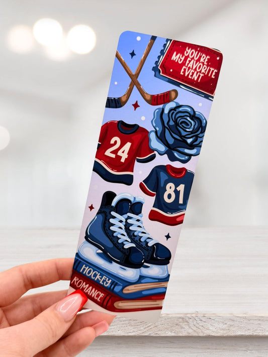 Hockey Romance Bookmark | Heayed Rivalry Bookmark