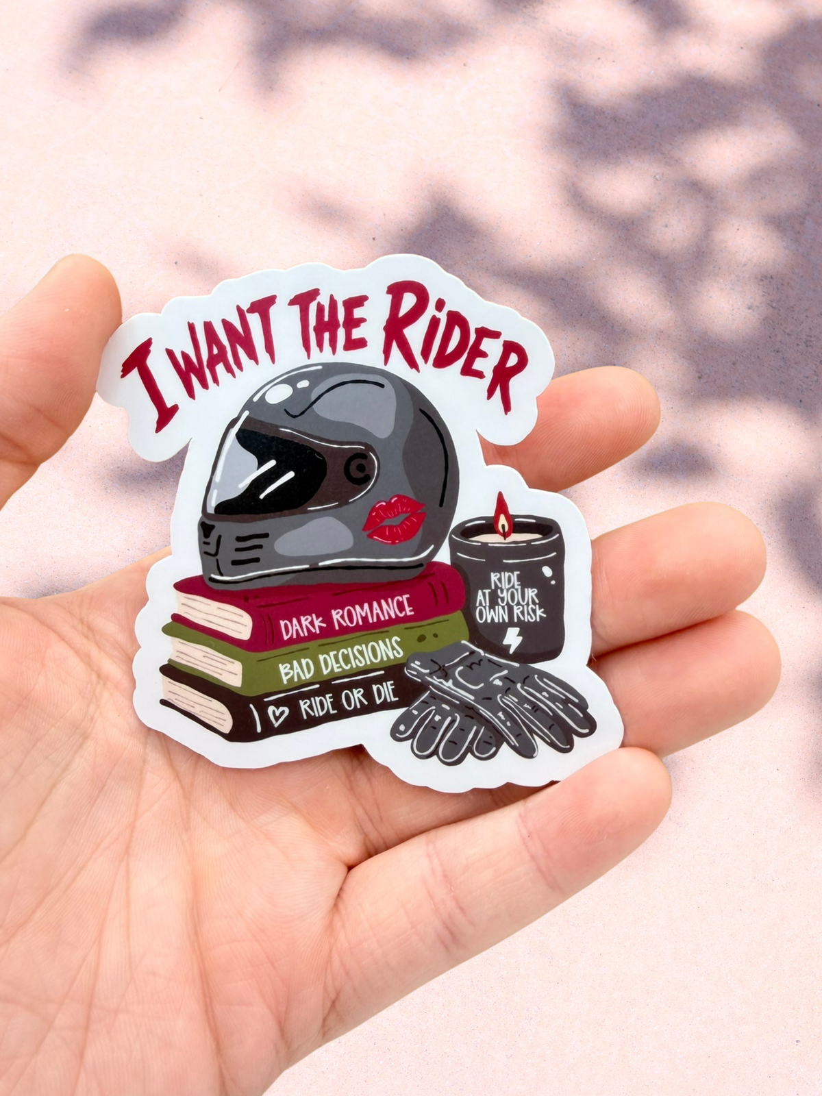 I Want The Rider Sticker | Biker Romance