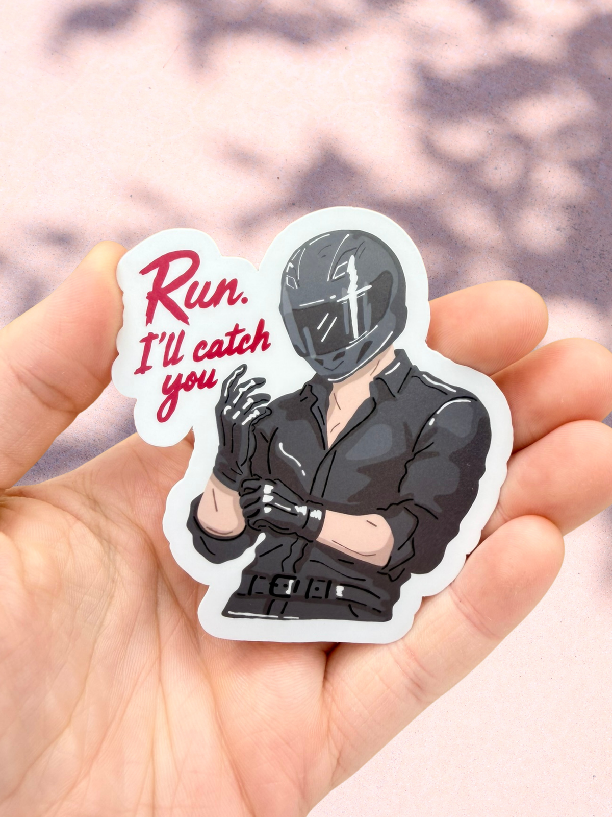 Run I’ll Catch You Sticker | Biker Romance