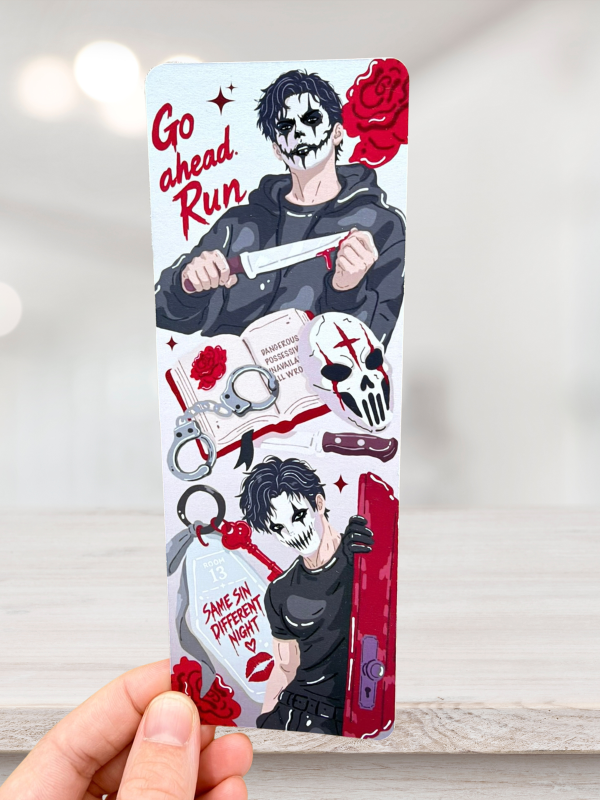 Go Ahead, Run Bookmark | Dark Romance