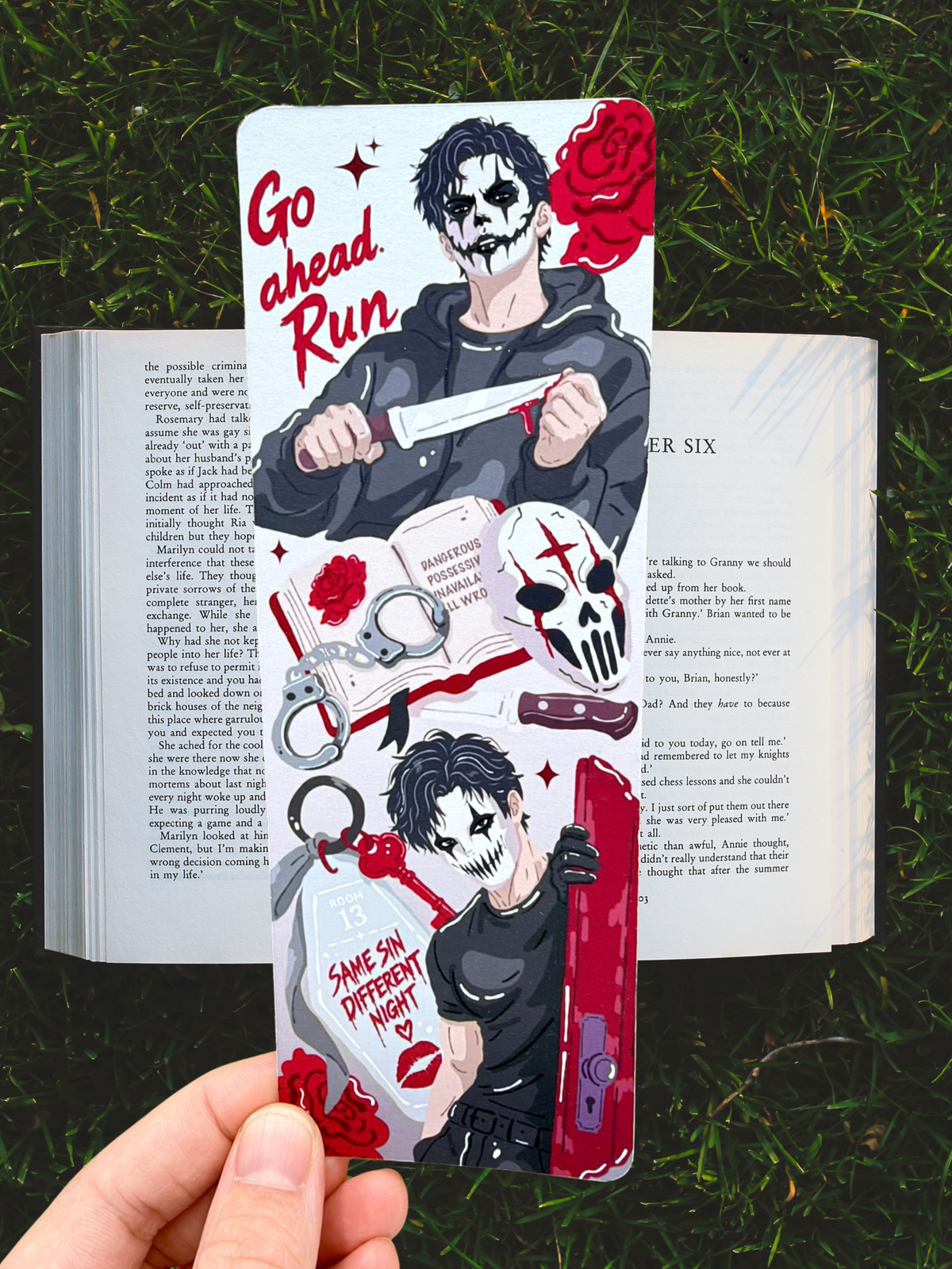 Go Ahead, Run Bookmark | Dark Romance