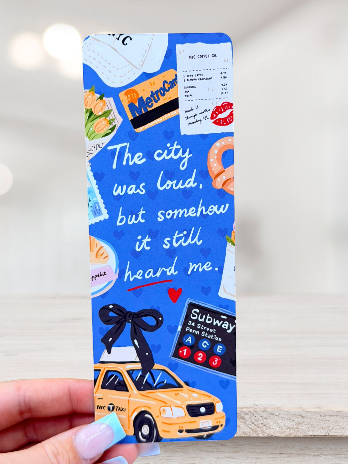 The City Was Loud Bookmark | New York Bookmark