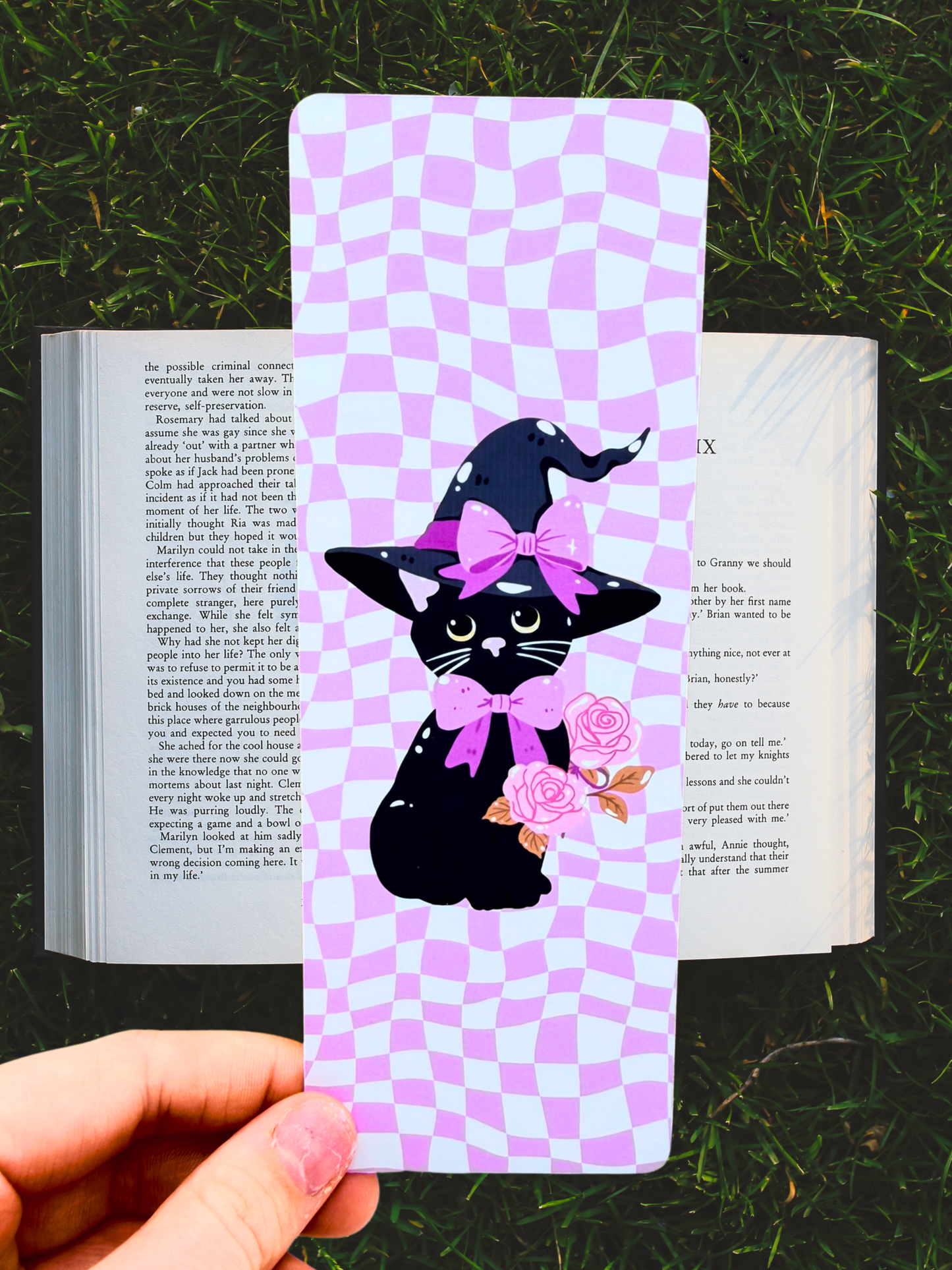 Witchy Cat Bookmark | Black Cat Bookmark