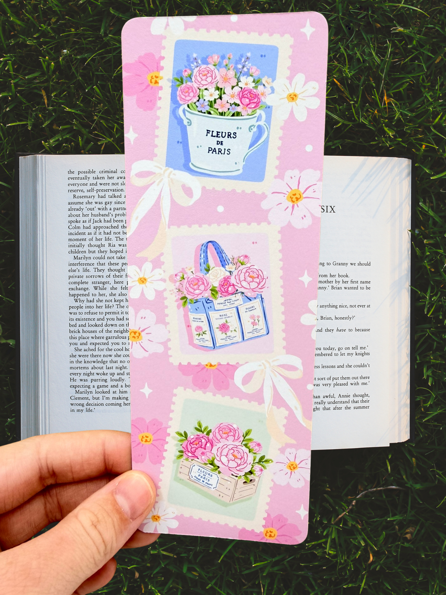 Fleurs de Paris | Floral Bookmark