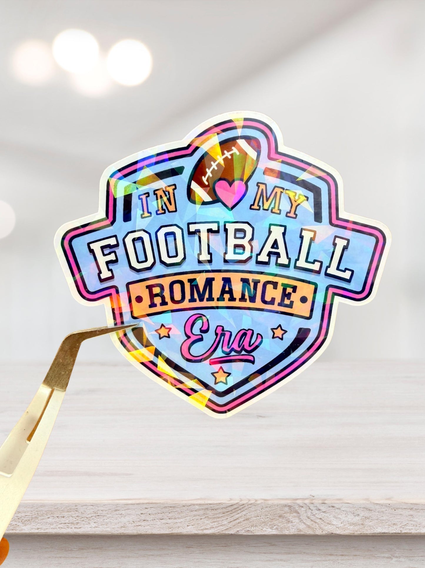 Football Romance Sticker | “In My Football Romance Era” Vinyl Sticker
