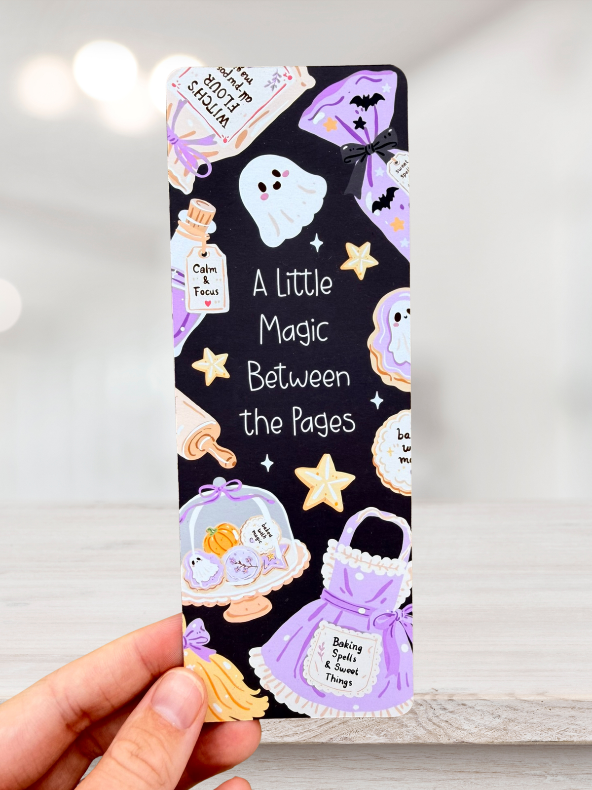 A Little Magic Between The Pages Bookmark | Witchy Bookmark
