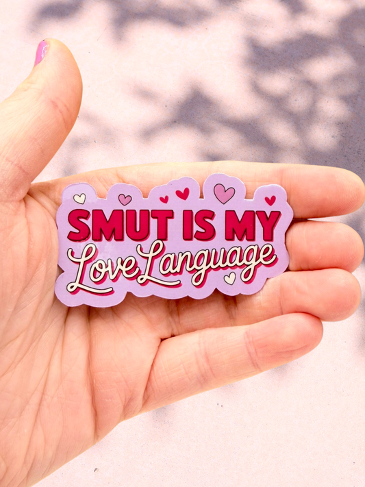 Smut Is My Love Language Sticker | Romance Book Sticker