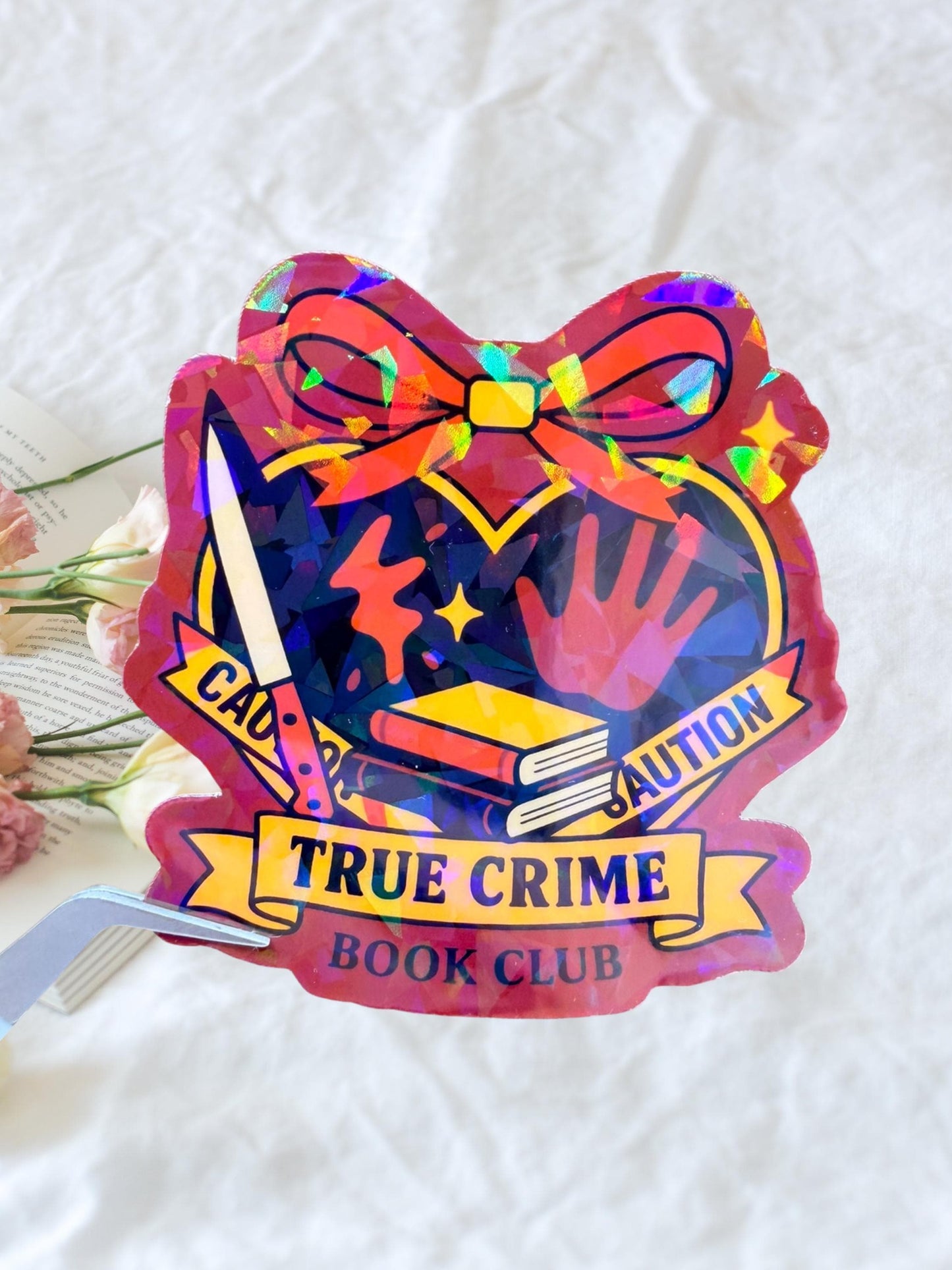 True Crime Reader Sticker | True Crime Book Club Sticker
