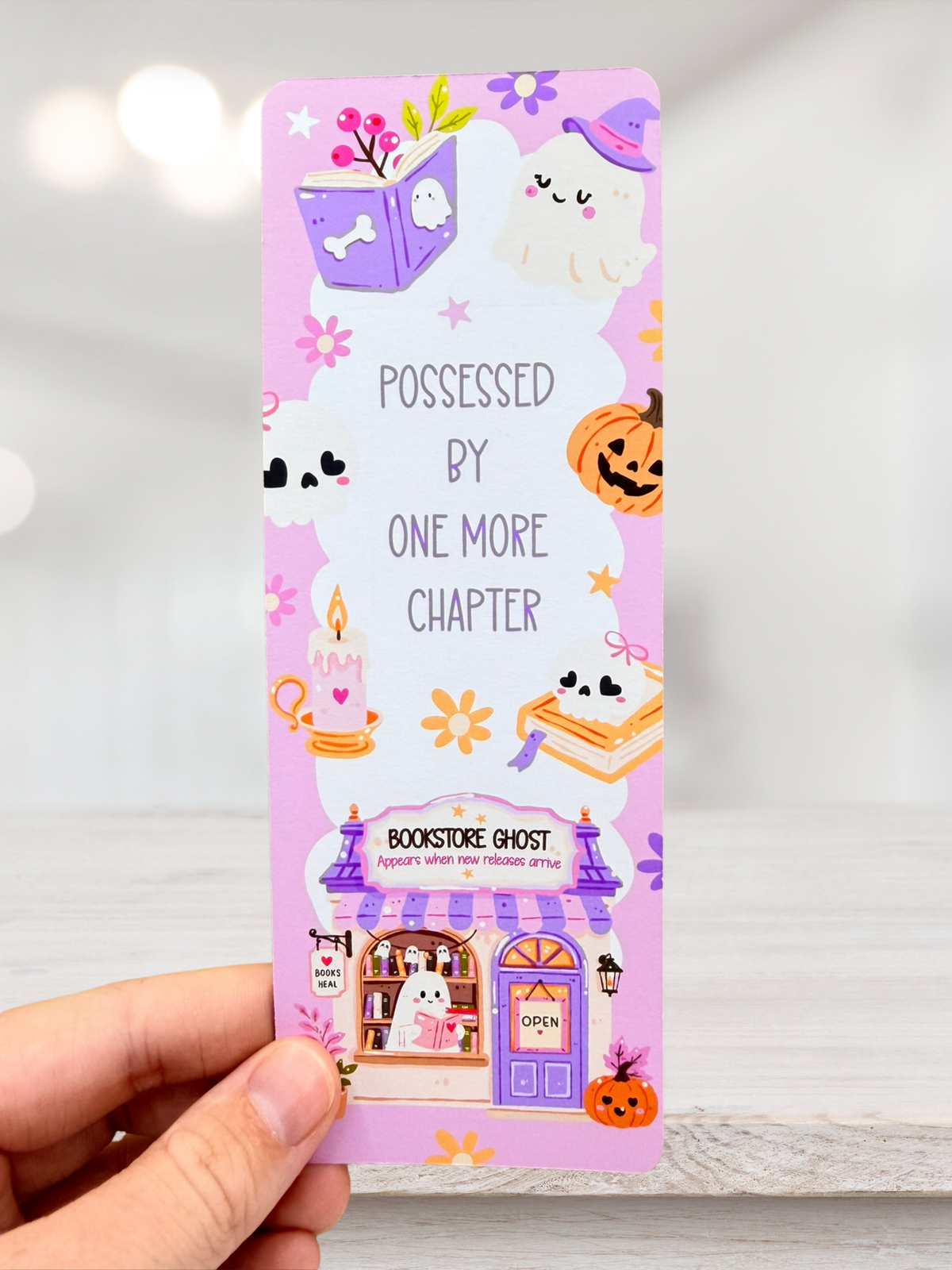 Possessed By One More Chapter Bookmark | Ghost Bookmark