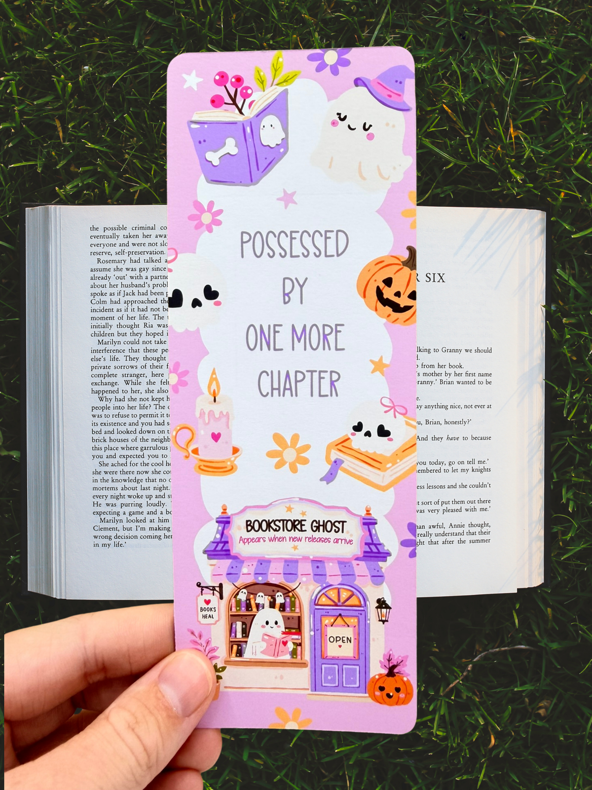 Possessed By One More Chapter Bookmark | Ghost Bookmark