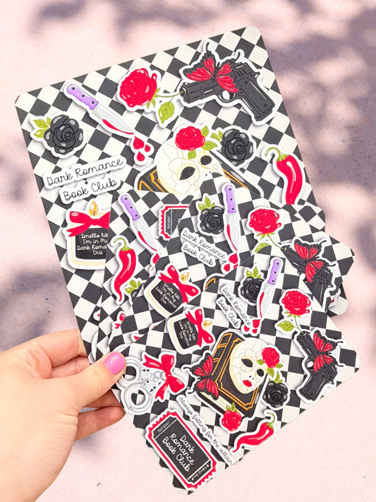 Dark Romance Book Club Kindle Insert | Gothic Romance Kindle Insert