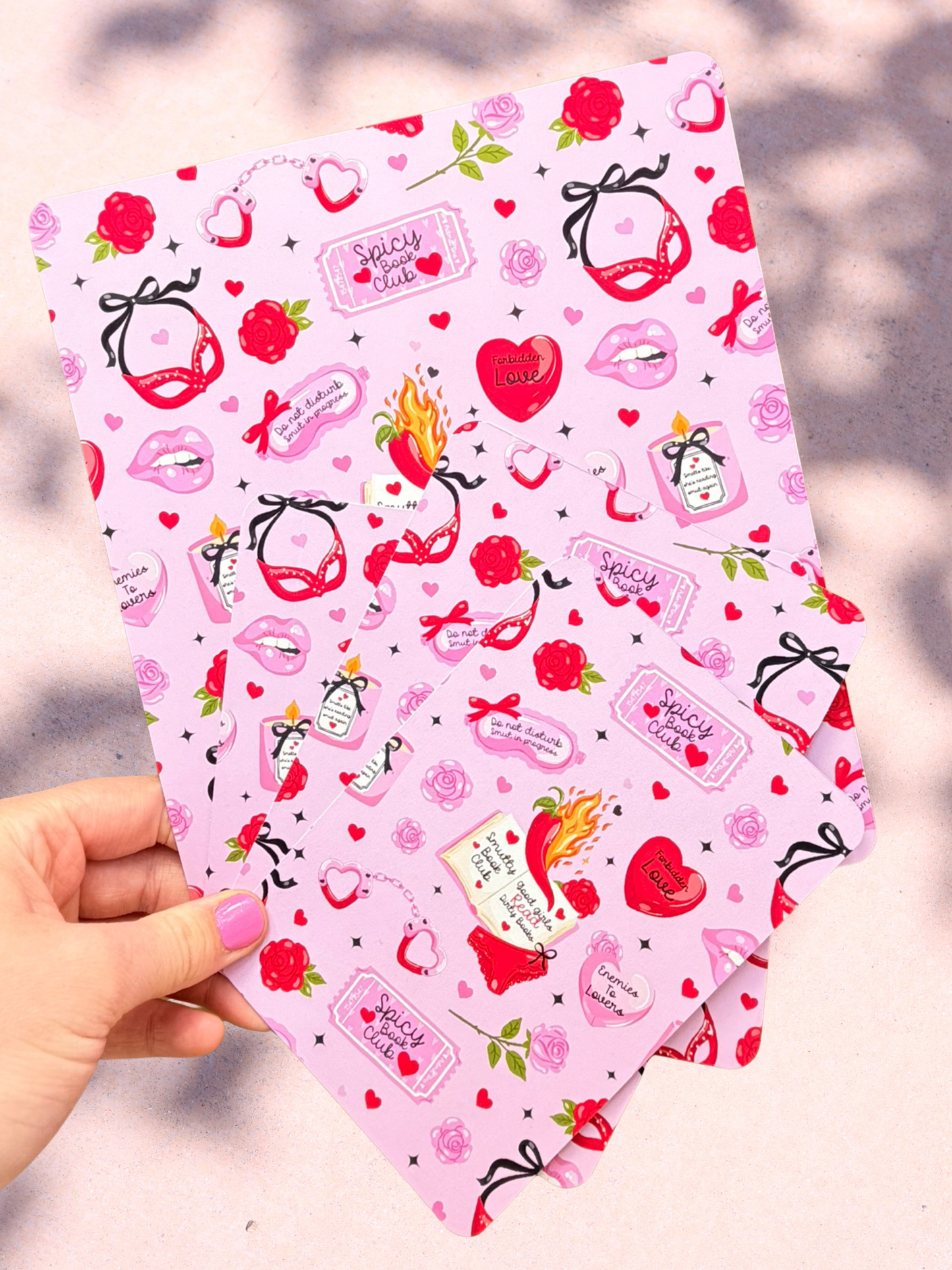 Spicy Book Club Kindle Insert | Pink Romance Kindle Insert