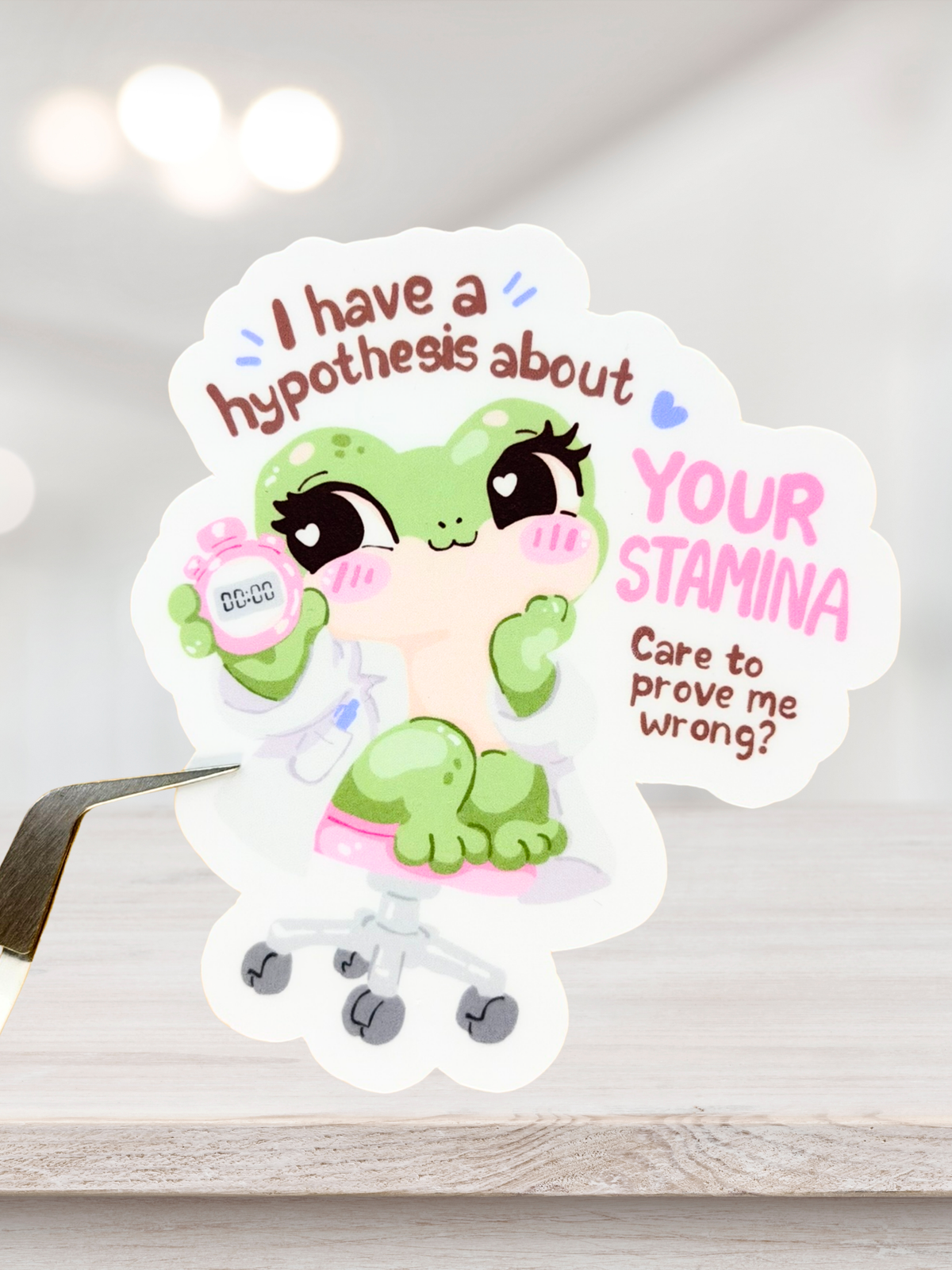 Hypothesis About Your Stamina | Matte Sticker