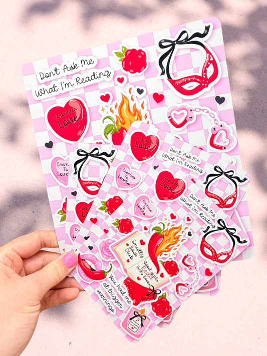 Spicy Book Club Kindle Insert | Pink Romance Kindle Insert
