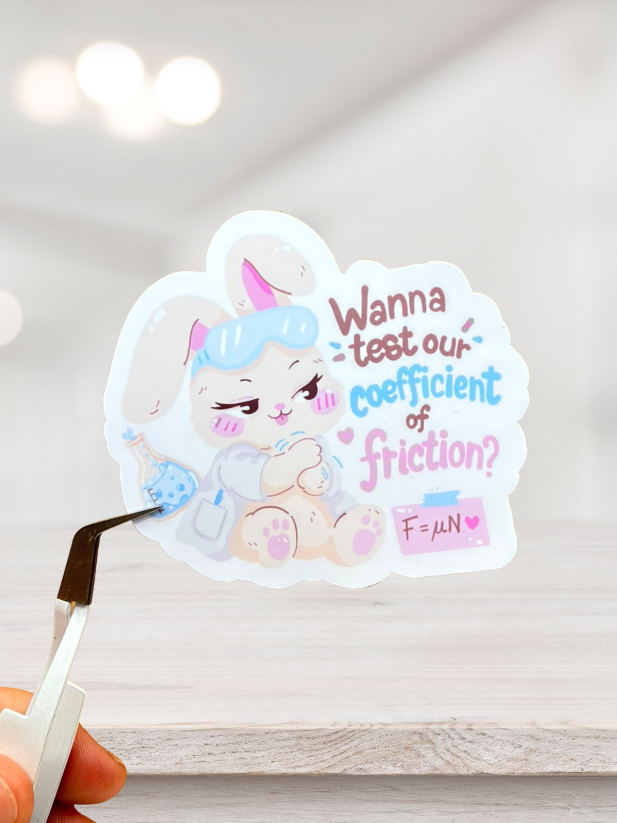 Coefficient Of Friction | Matte Sticker