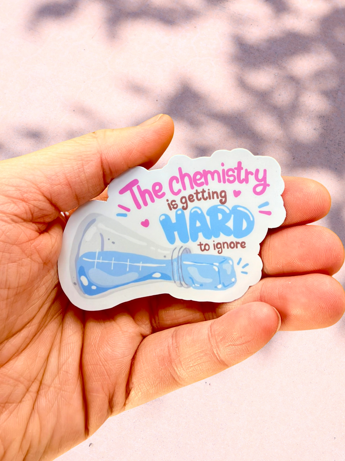 The Chemistry Is Getting Hard To Ignore | Matte Sticker