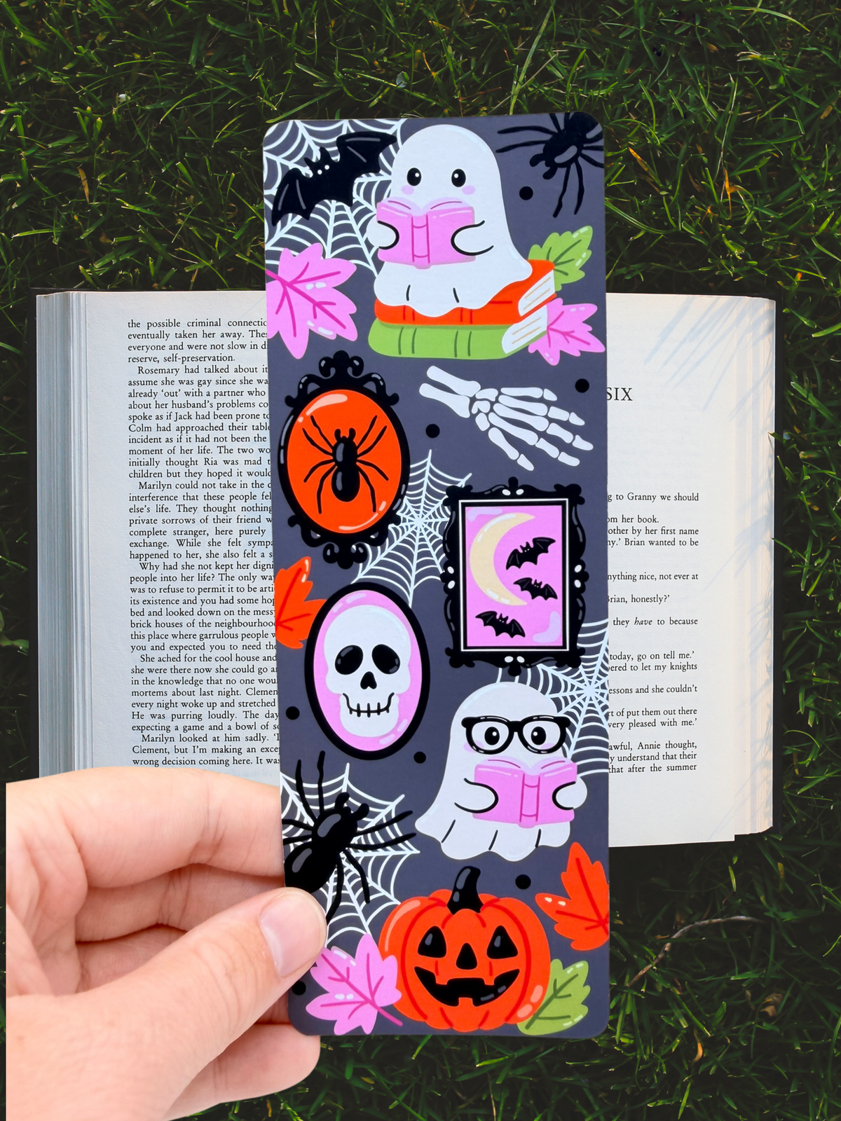 Spooky Reader Bookmark | Cute Ghost Bookmark