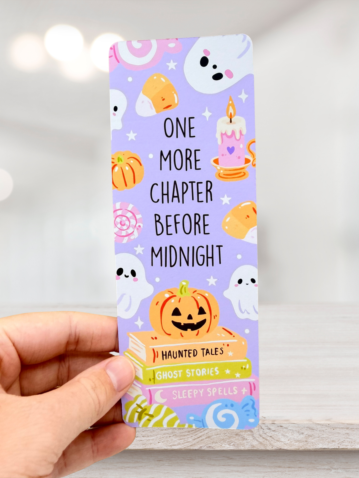 One More Chapter Before Midnight Bookmark | Ghost Bookmark