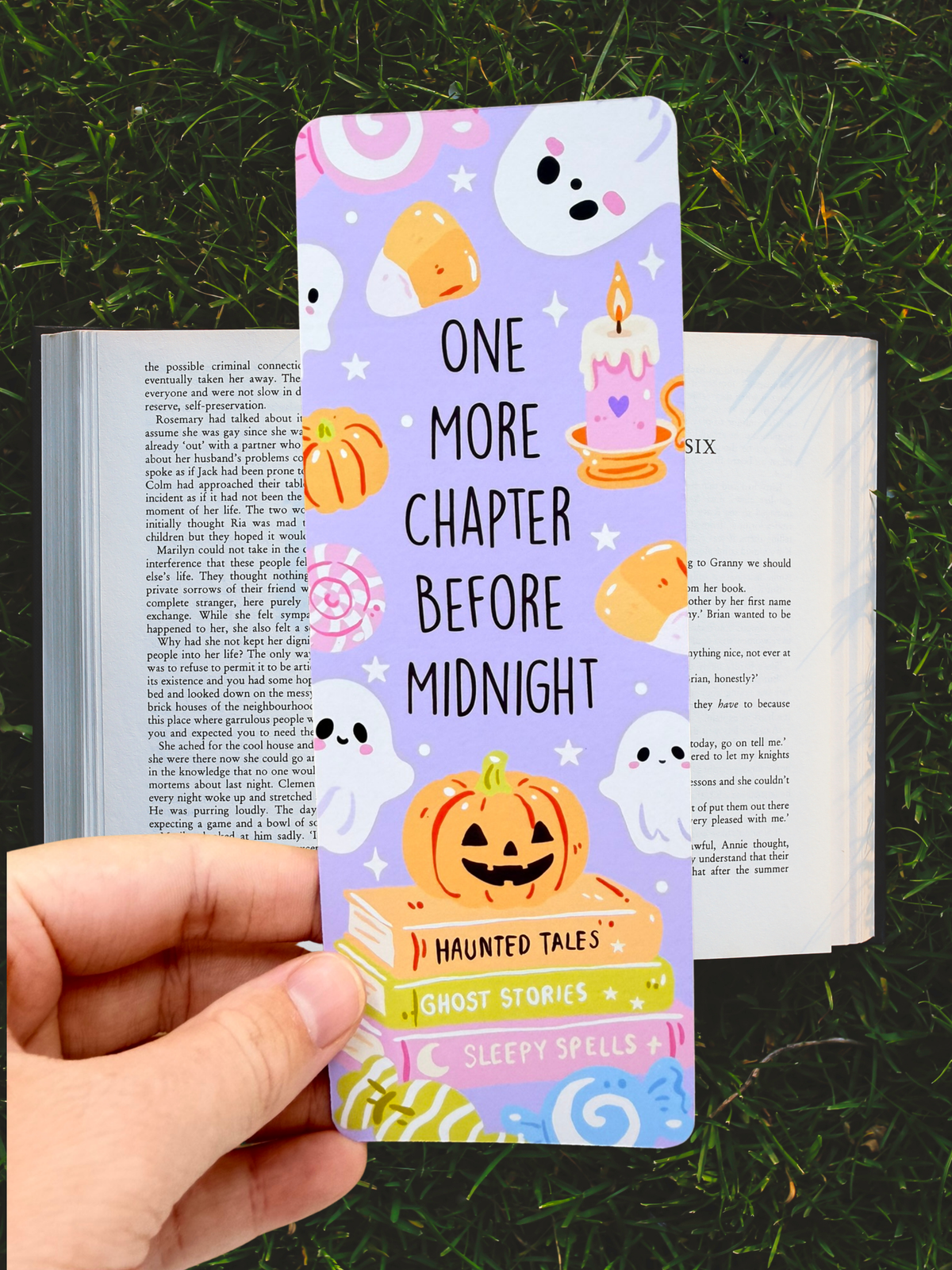 One More Chapter Before Midnight Bookmark | Ghost Bookmark