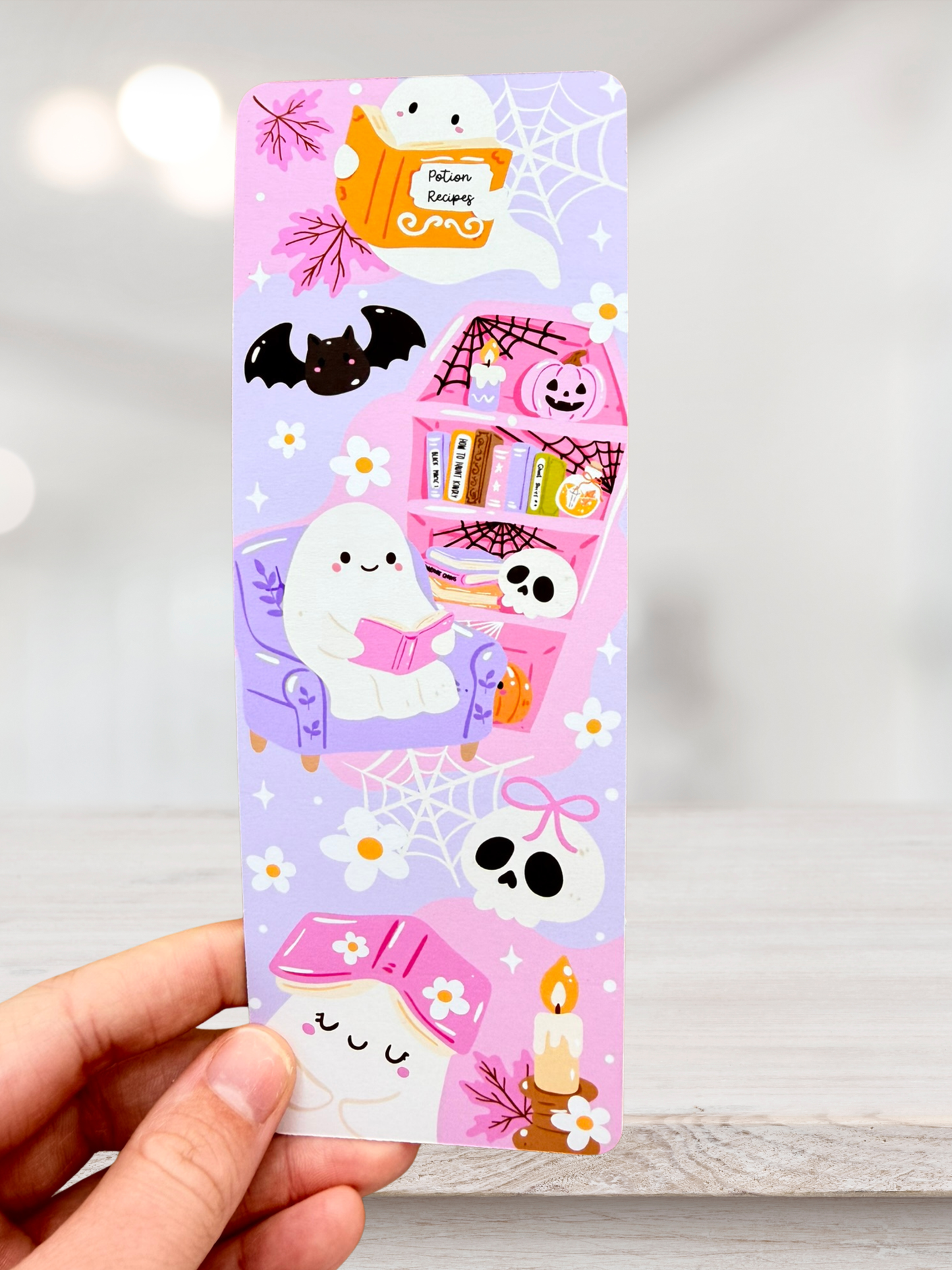 Spooky Book Nook Bookmark | Ghost Bookmark