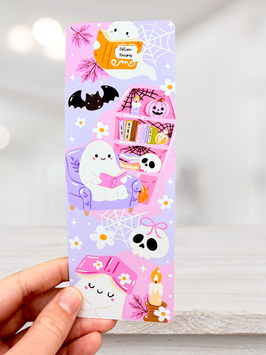 Spooky Book Nook Bookmark | Ghost Bookmark