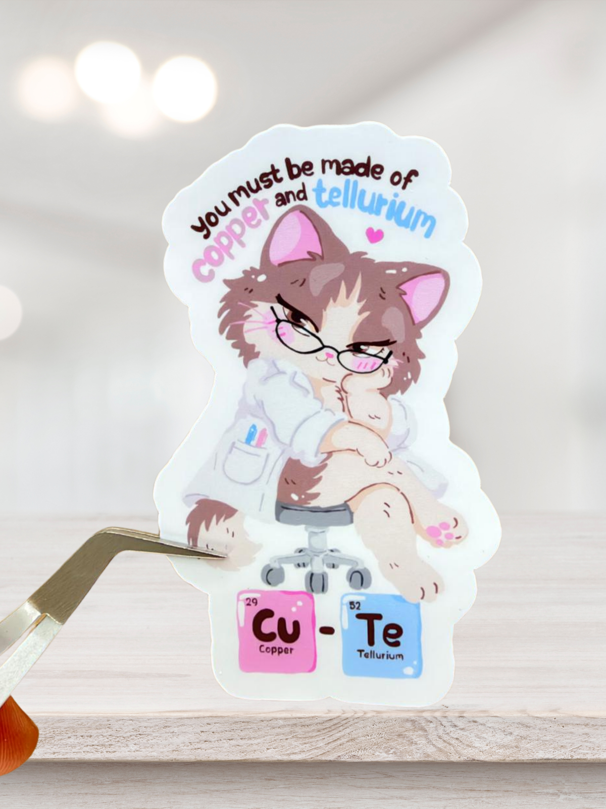 Copper & Tellurium | Matte Sticker
