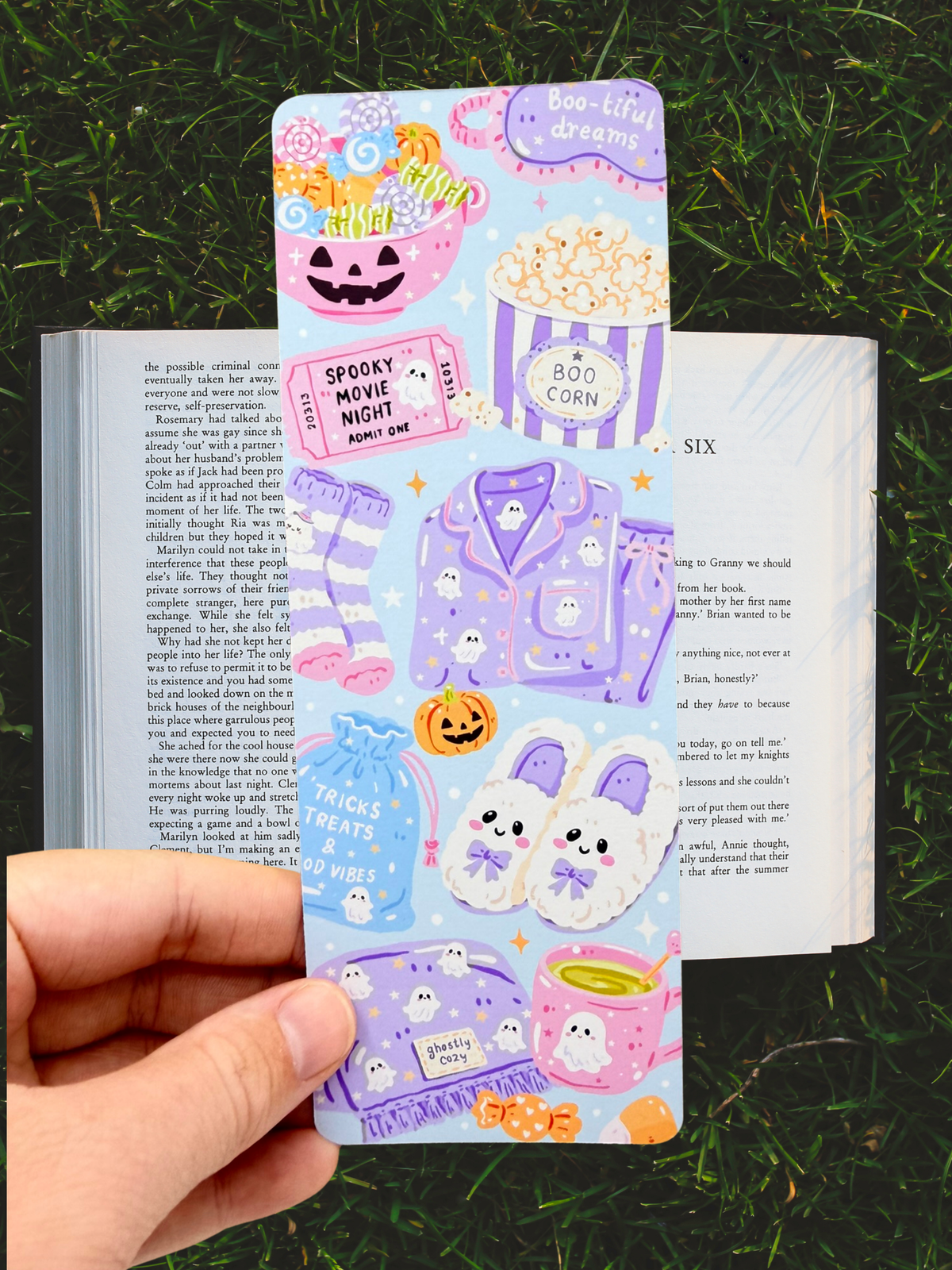 Boo-tiful Dreams Bookmark | Cosy Halloween Bookmark