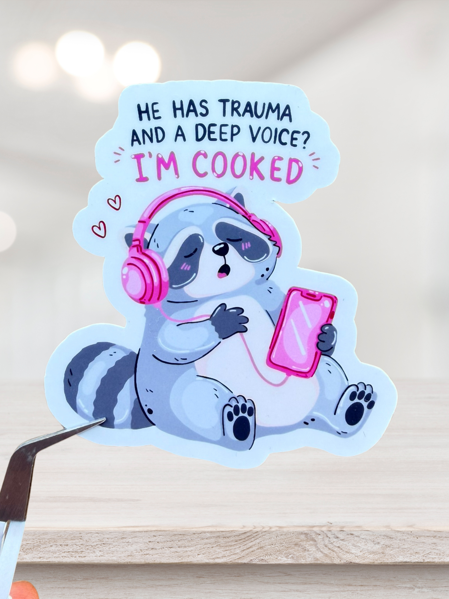 I’m Cooked Sticker | Romance Reader