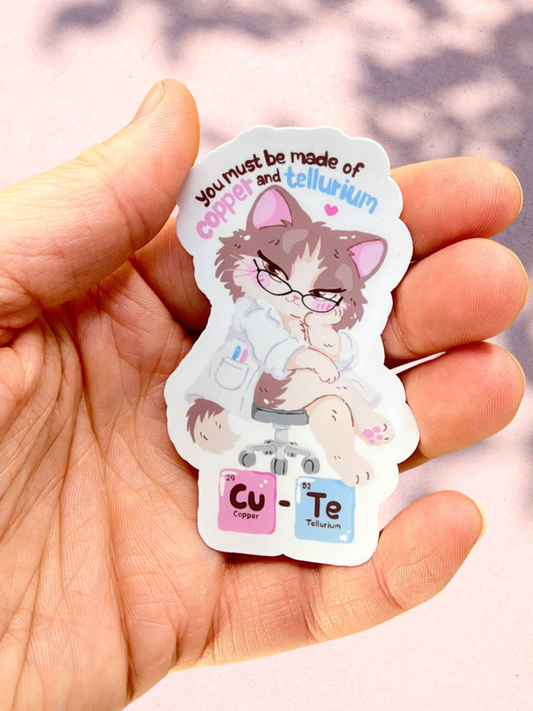 Copper & Tellurium | Matte Sticker