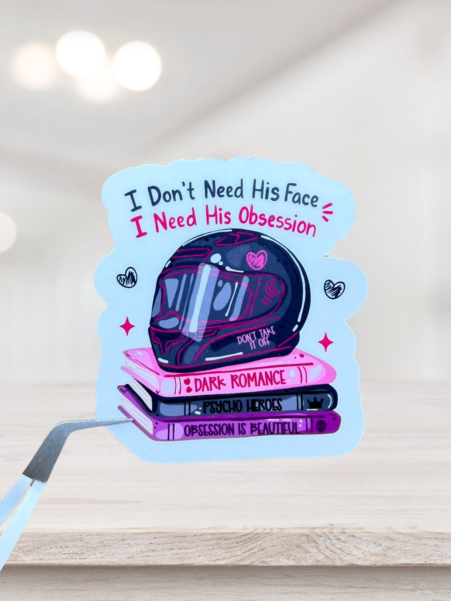 I Need His Obsession Sticker | Dark Romance