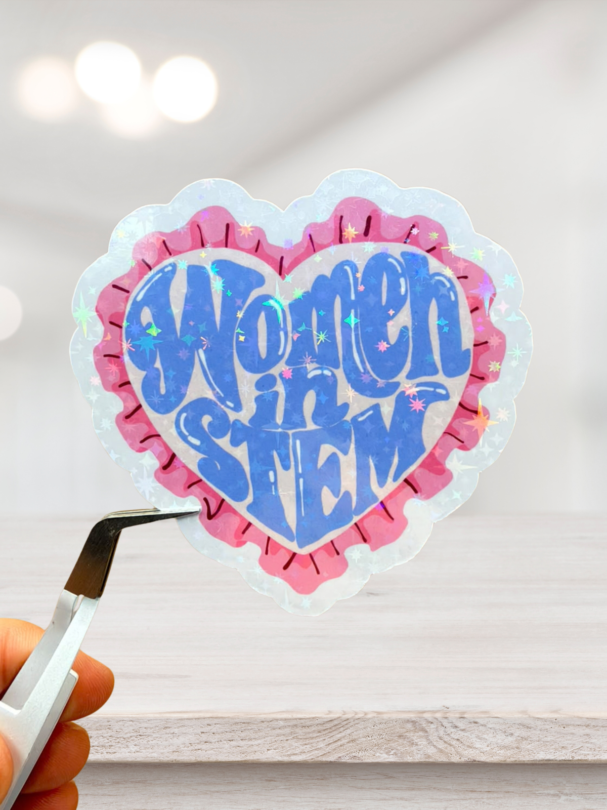 Women In STEM | Star Overlay Sticker
