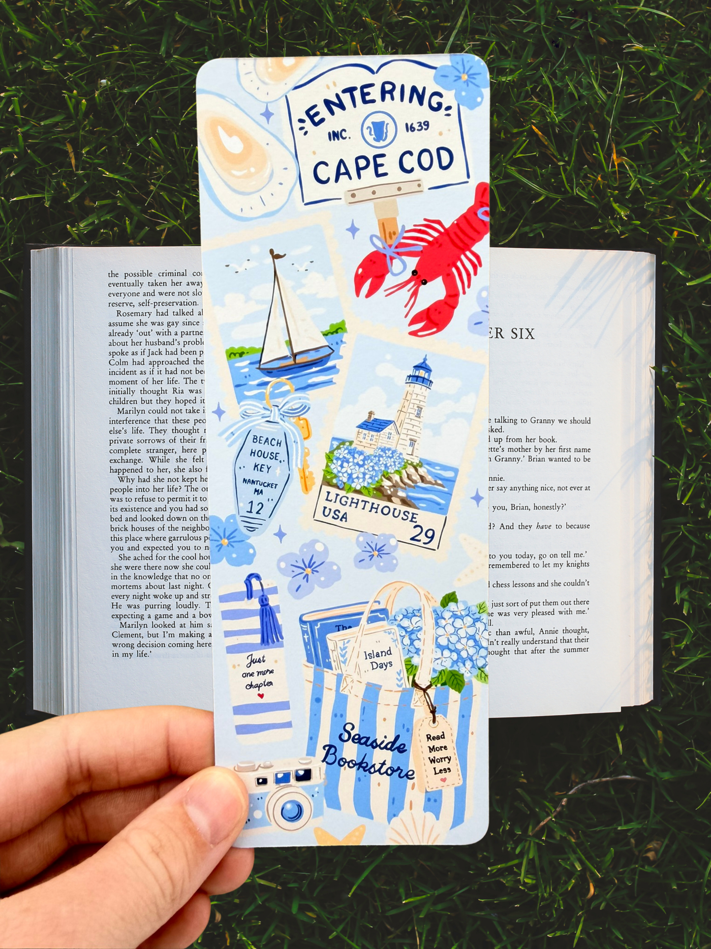 Seaside Bookstore | Cape Cod Bookmark