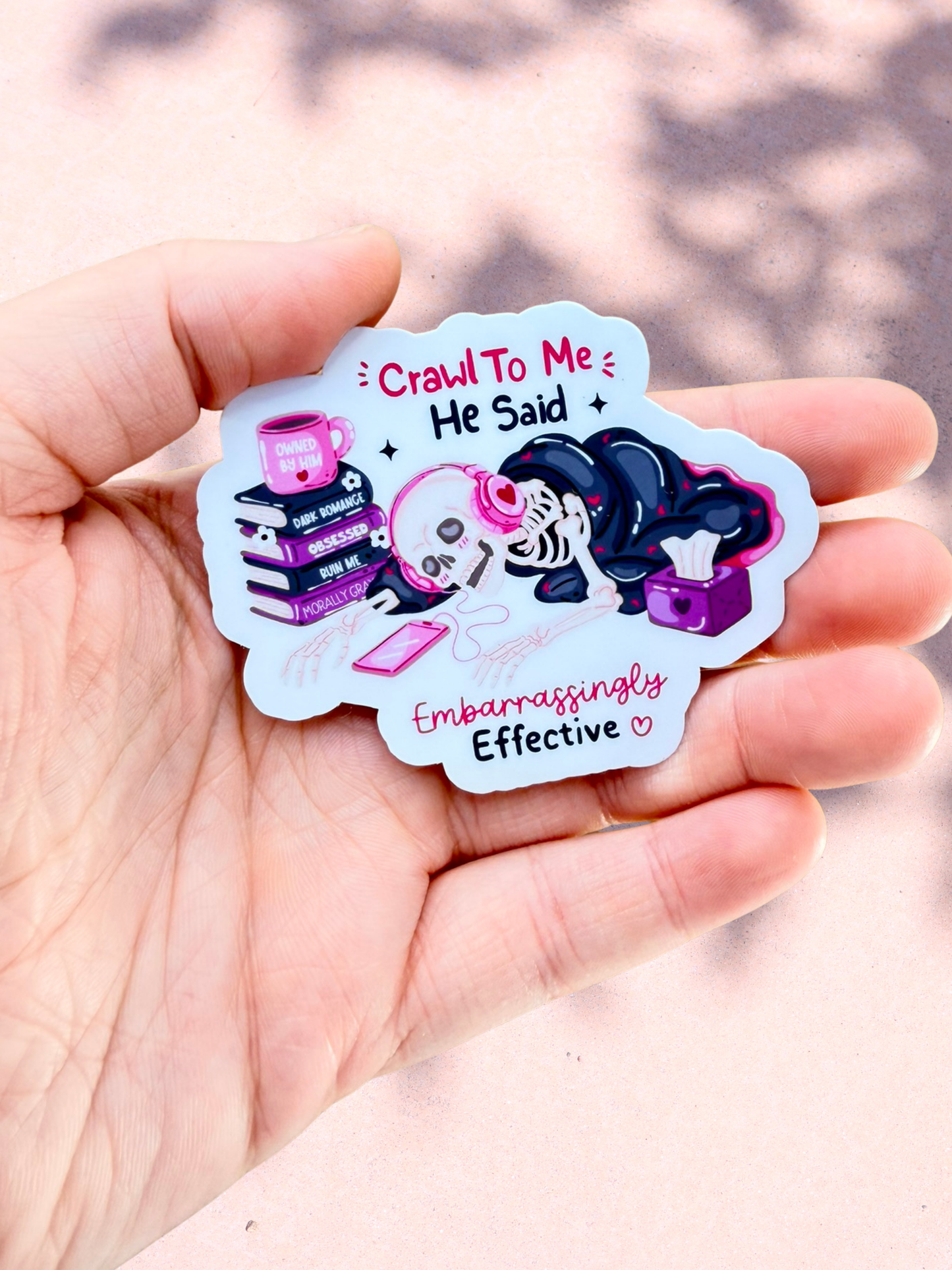 Crawl To Me Sticker | Dark Romance