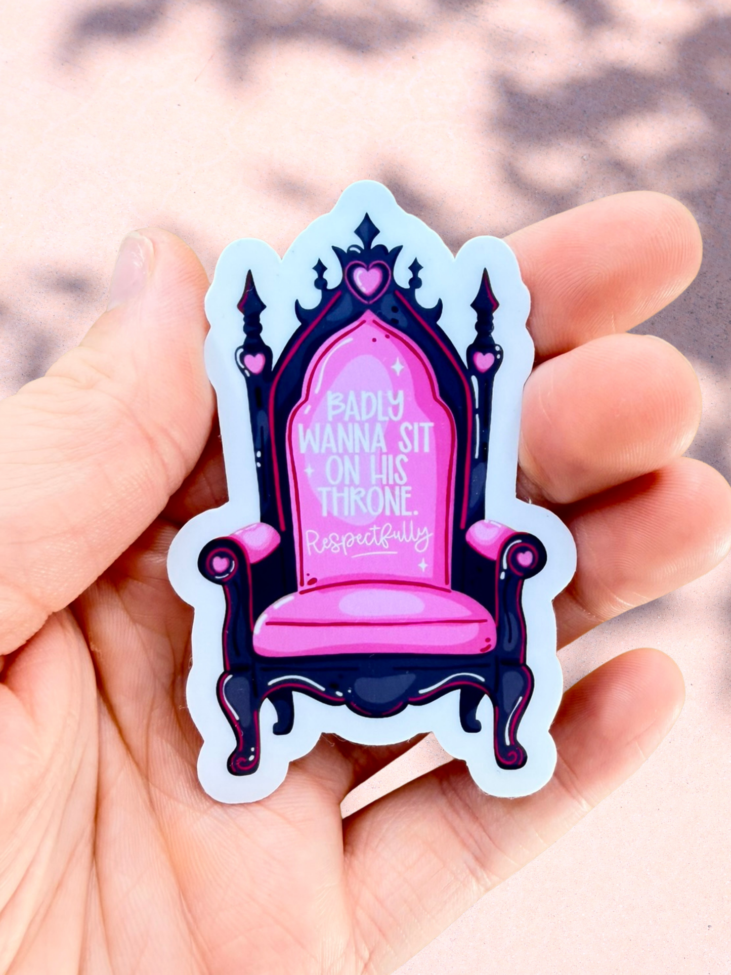 His Throne Sticker | Dark Romance