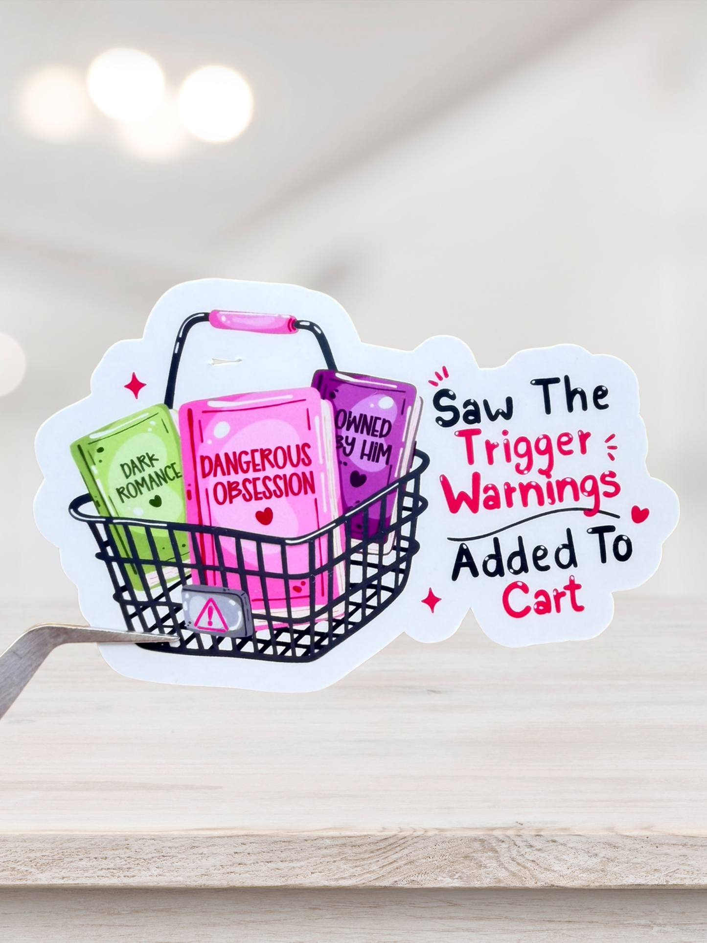 Added To Cart Sticker | Dark Romance