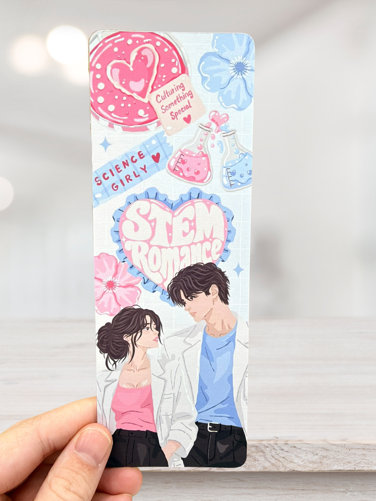 Science Girly | STEM Romance Bookmark