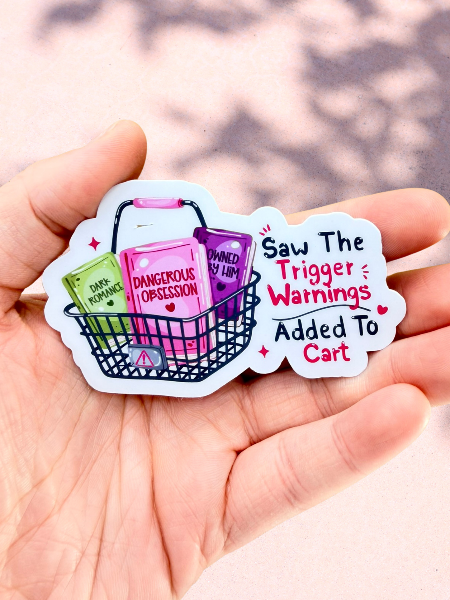 Added To Cart Sticker | Dark Romance