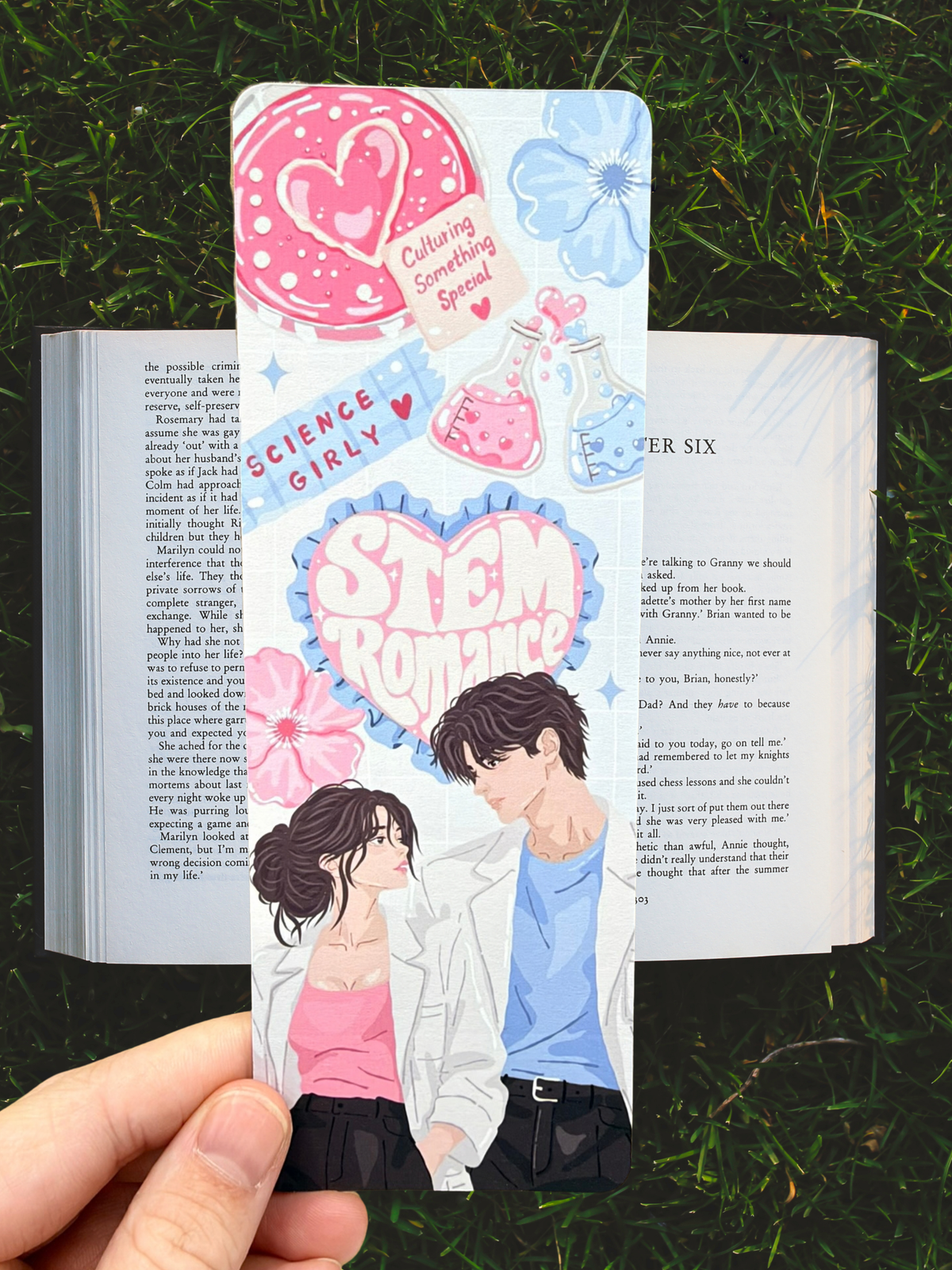 Science Girly | STEM Romance Bookmark