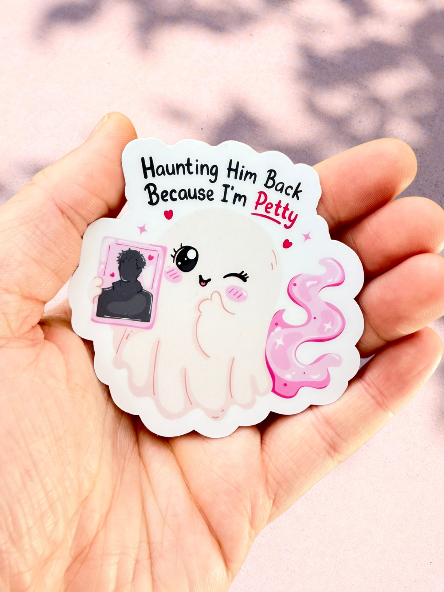 Petty Ghost Sticker | Bookish Ghost