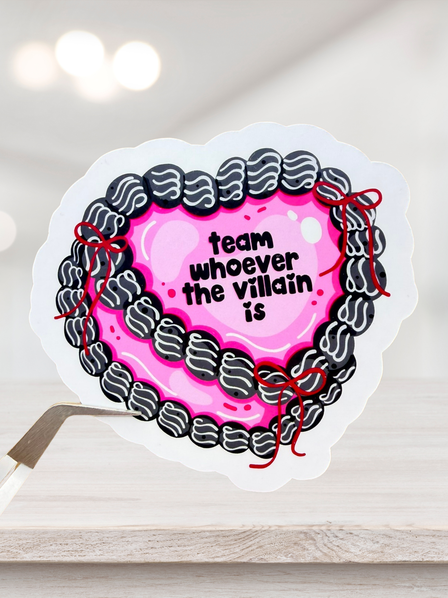 Team Villain Sticker | Dark Romance