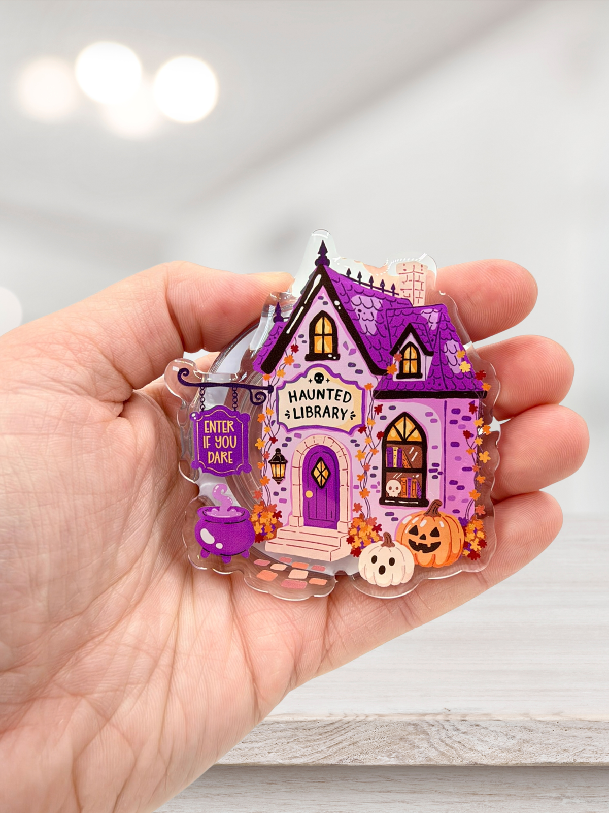 Haunted Library | MagSafe Phone Grip
