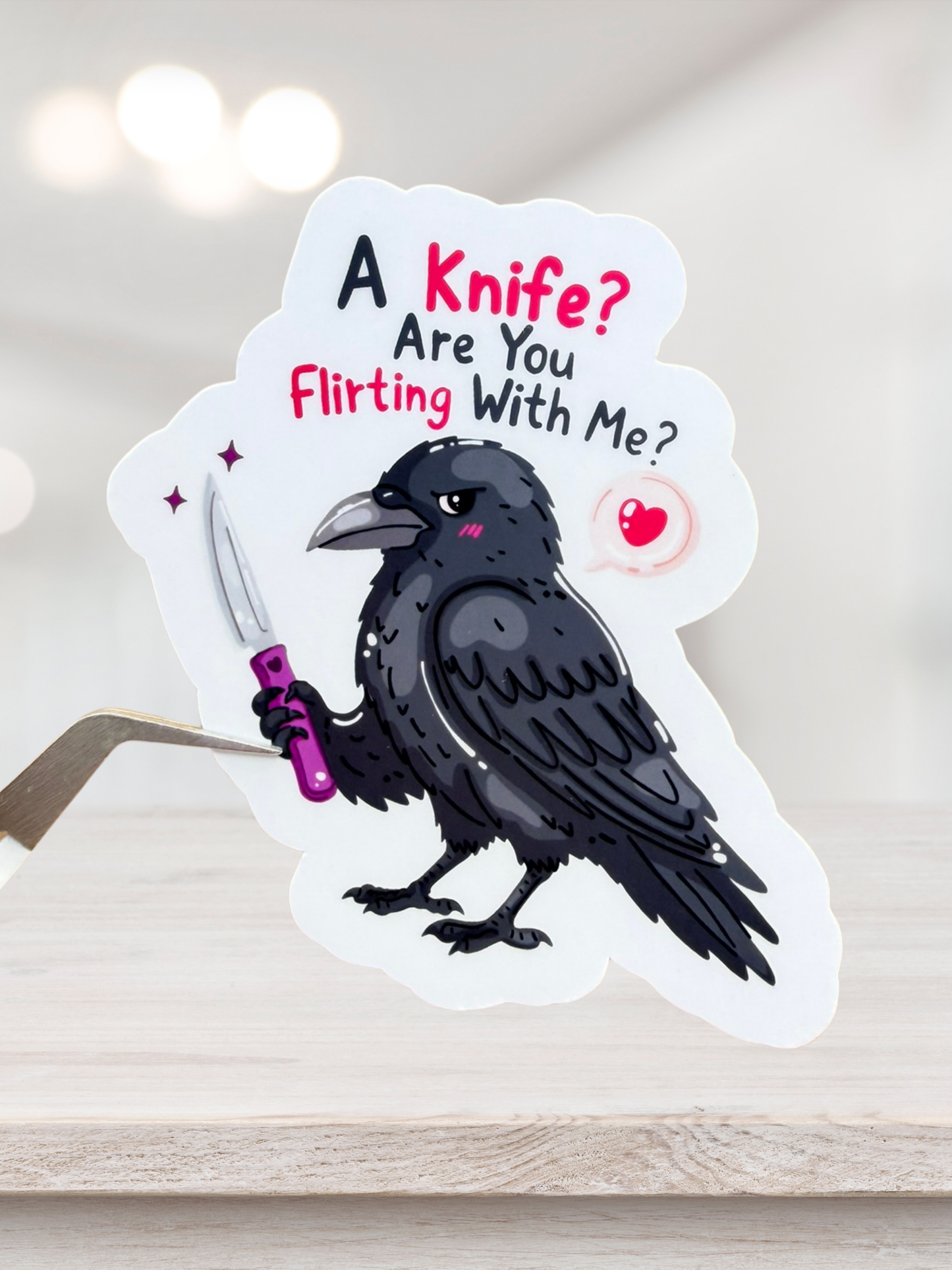 Are You Flirting With Me Sticker | Raven Romance