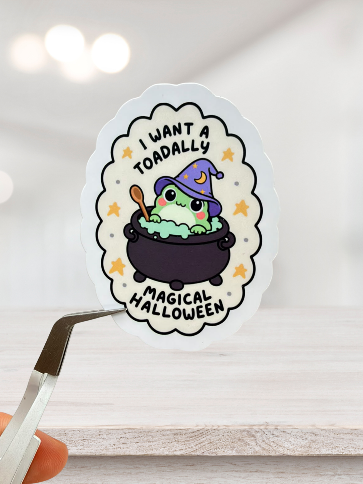 I Want a Totally Magical Halloween | Matte Sticker