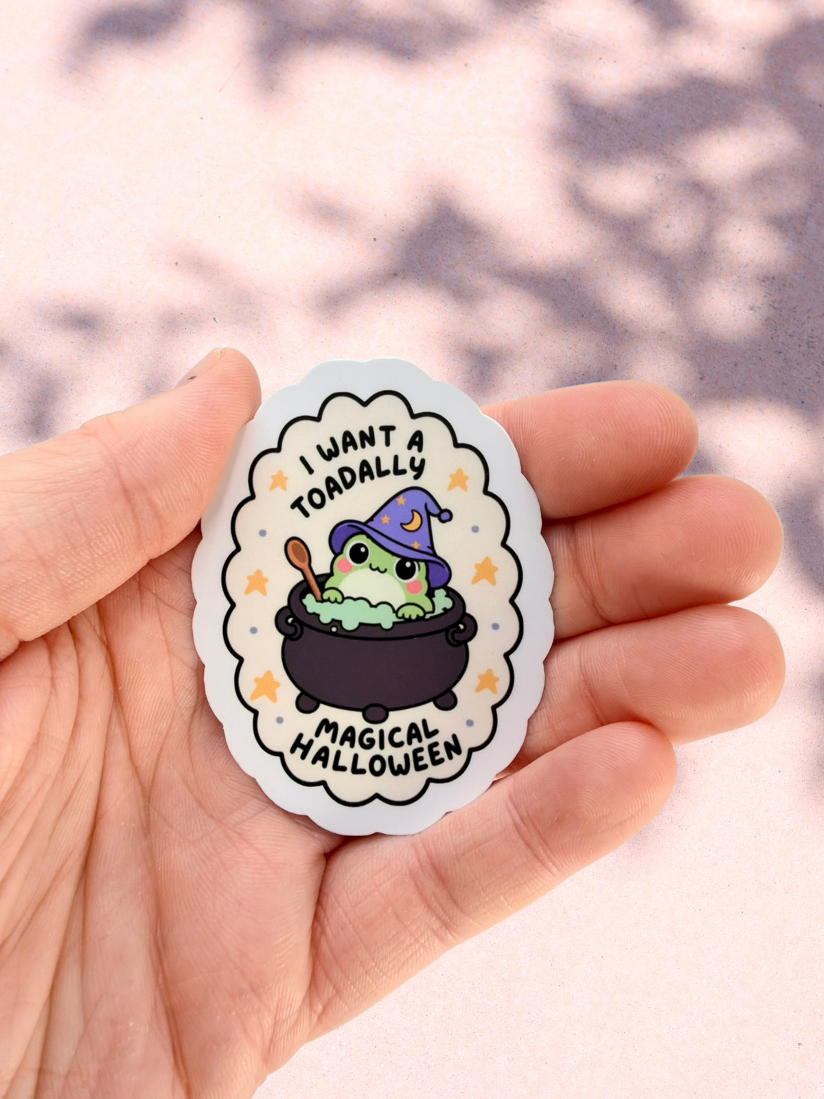 I Want a Totally Magical Halloween | Matte Sticker
