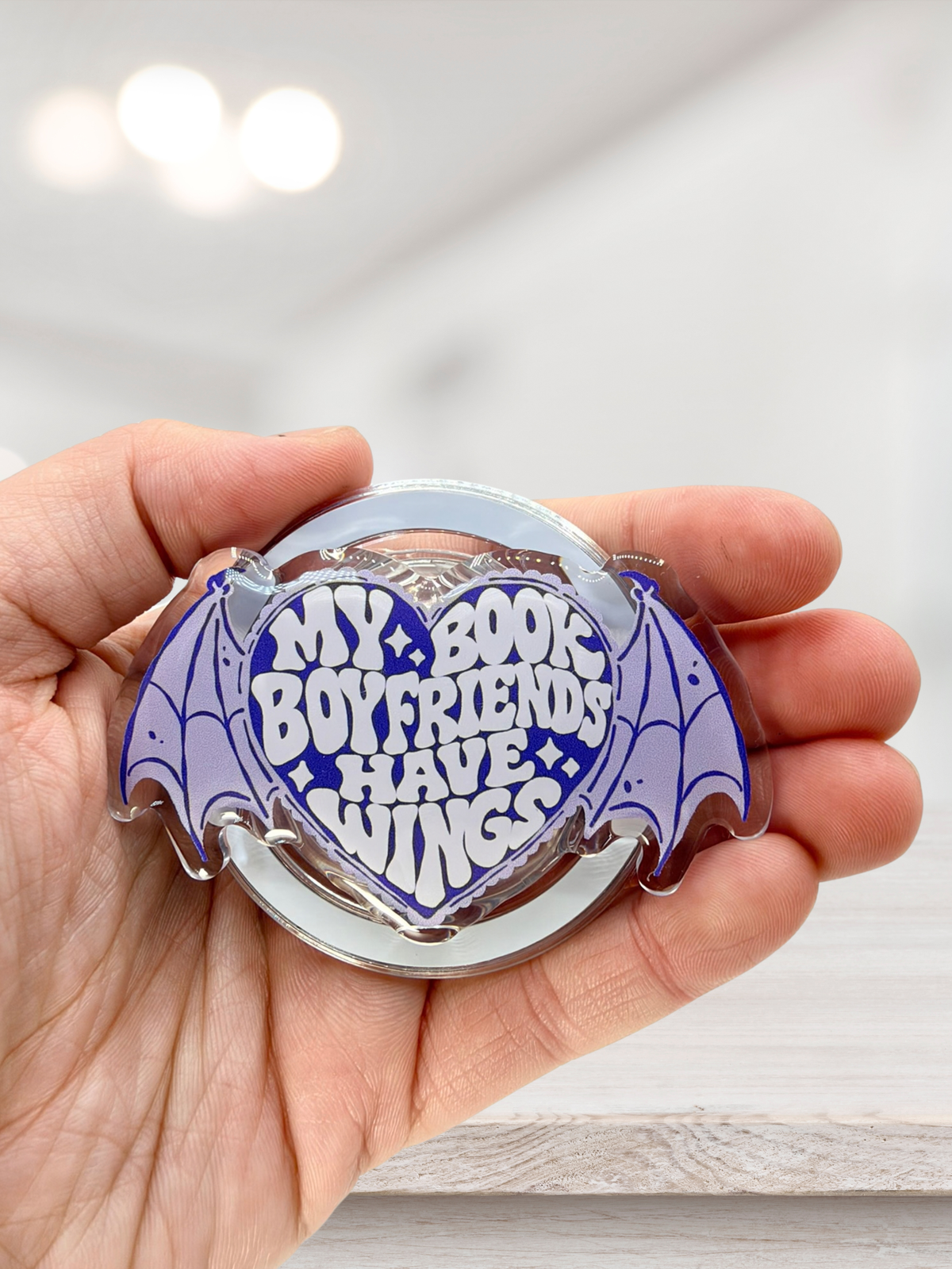 My Book Boyfriends Have Wings | MagSafe Phone Grip